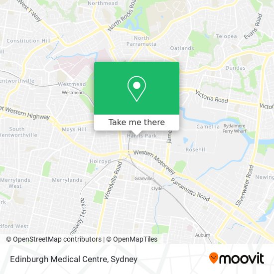 Edinburgh Medical Centre map