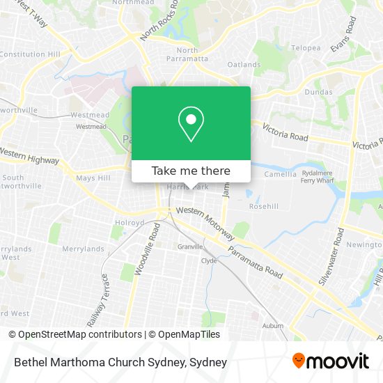 Mapa Bethel Marthoma Church Sydney