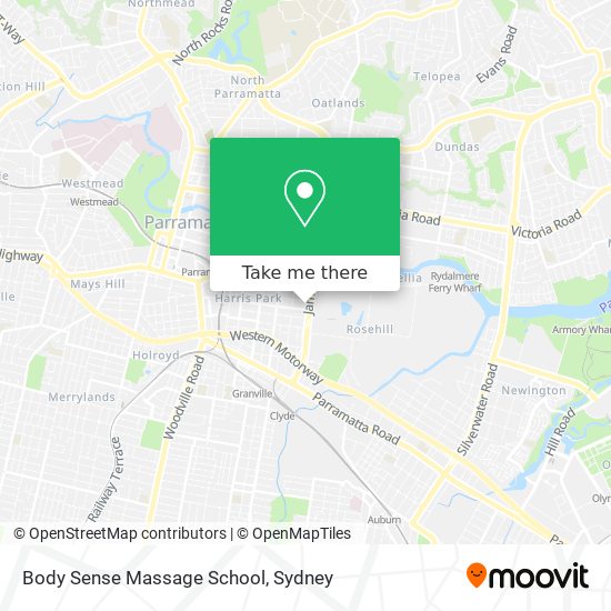 Body Sense Massage School map