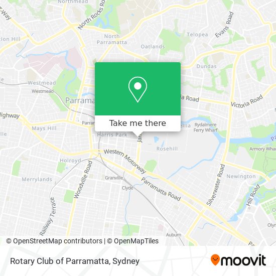 Rotary Club of Parramatta map
