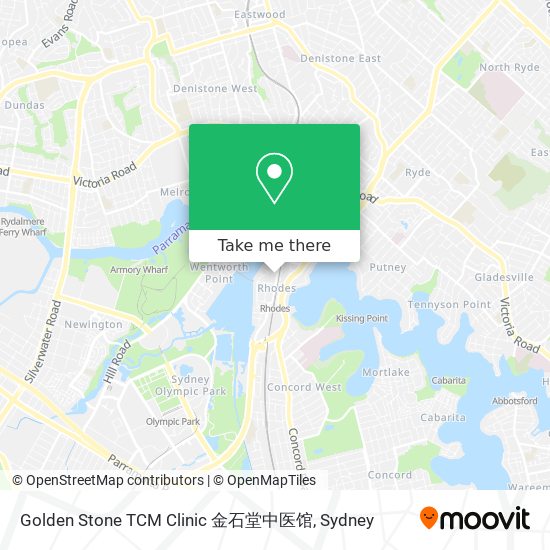 Golden Stone TCM Clinic 金石堂中医馆 map