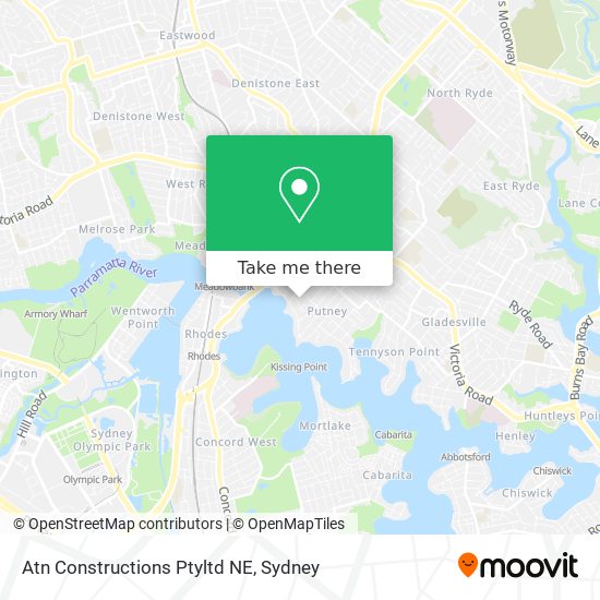 Atn Constructions Ptyltd NE map
