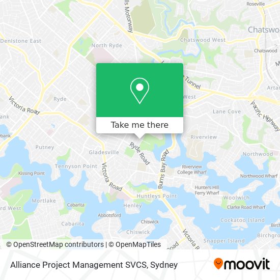 Alliance Project Management SVCS map