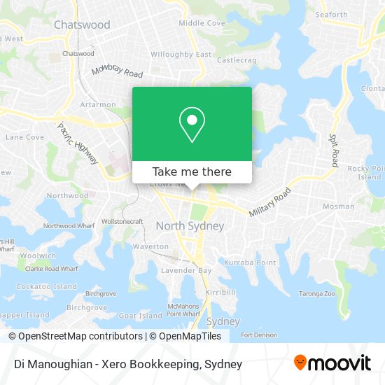 Di Manoughian - Xero Bookkeeping map