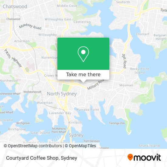 Courtyard Coffee Shop map