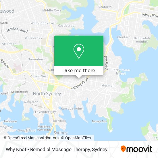 Mapa Why Knot - Remedial Massage Therapy