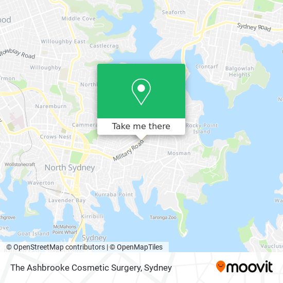 Mapa The Ashbrooke Cosmetic Surgery