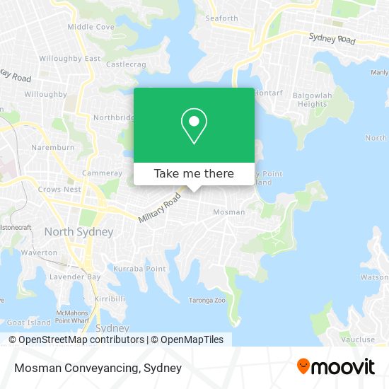 Mosman Conveyancing map