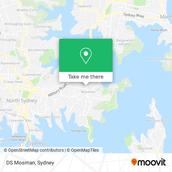 Mapa DS Mosman