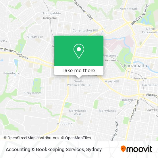 Accounting & Bookkeeping Services map