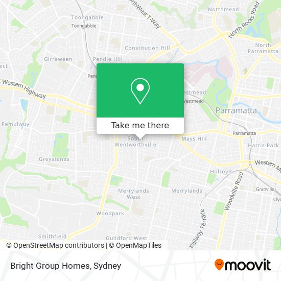 Bright Group Homes map