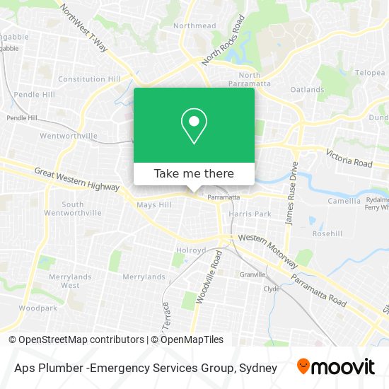 Aps Plumber -Emergency Services Group map