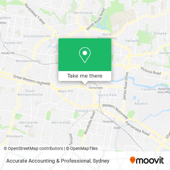 Accurate Accounting & Professional map