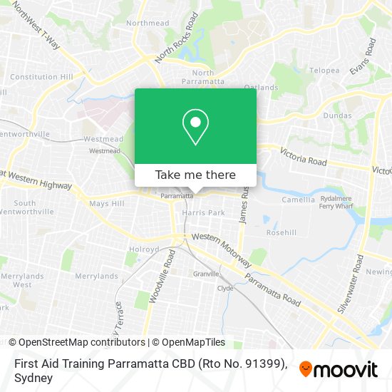 First Aid Training Parramatta CBD (Rto No. 91399) map