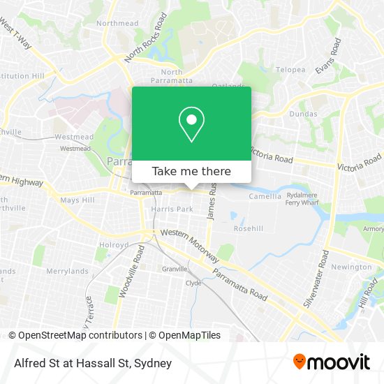 Alfred St at Hassall St map