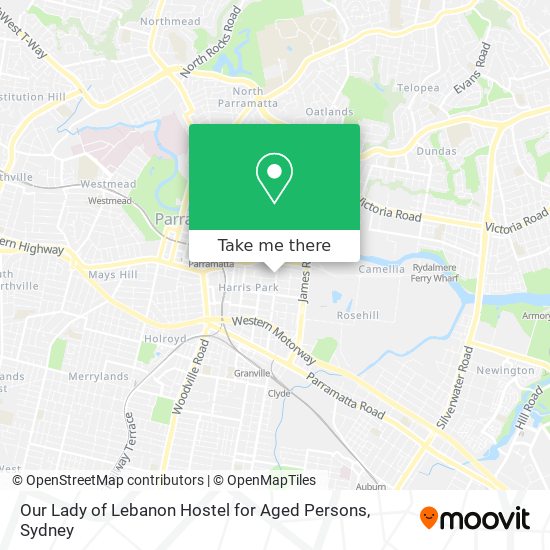 Our Lady of Lebanon Hostel for Aged Persons map