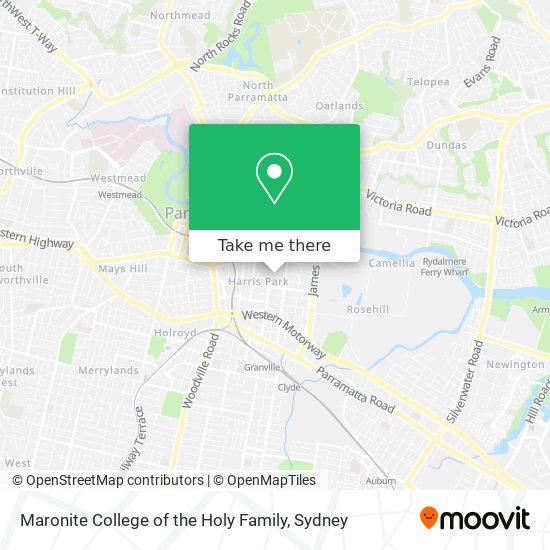 Maronite College of the Holy Family map