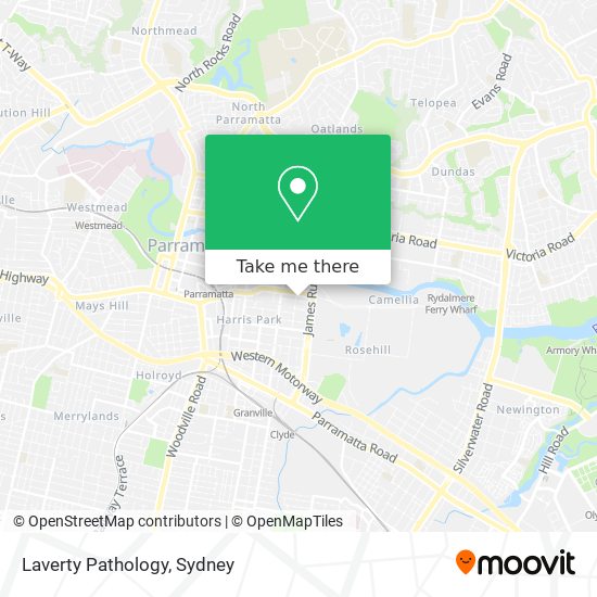 Laverty Pathology map
