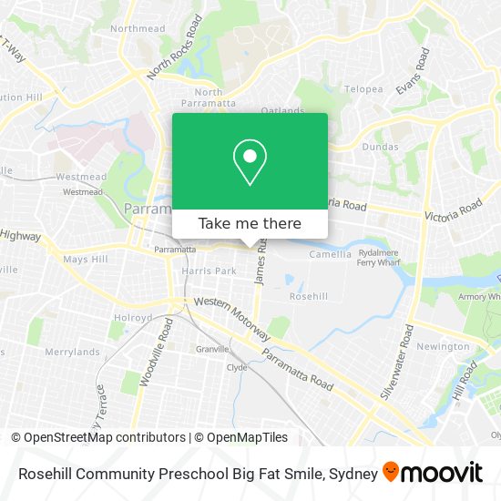 Mapa Rosehill Community Preschool Big Fat Smile