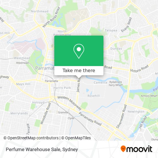 Perfume Warehouse Sale map