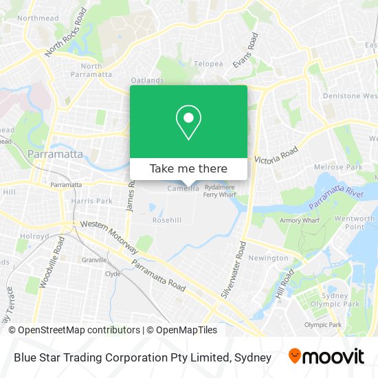 Blue Star Trading Corporation Pty Limited map