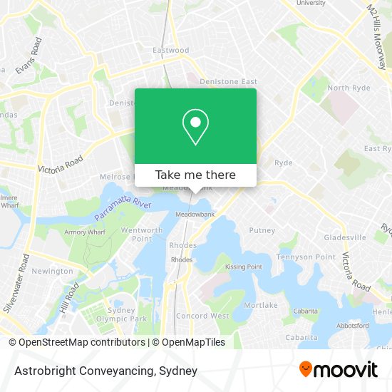 Astrobright Conveyancing map