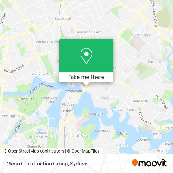 Mega Construction Group map