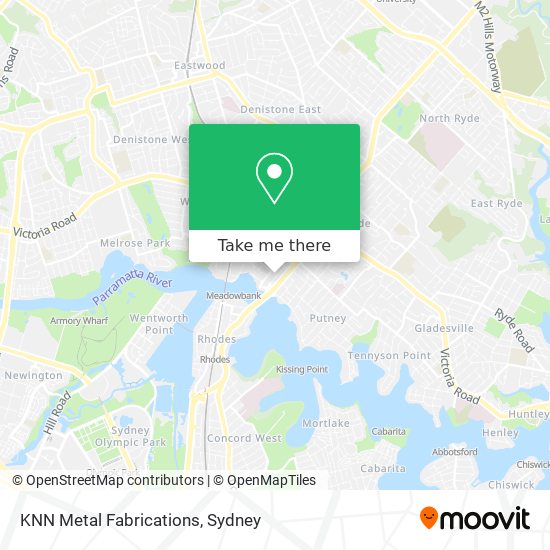 KNN Metal Fabrications map