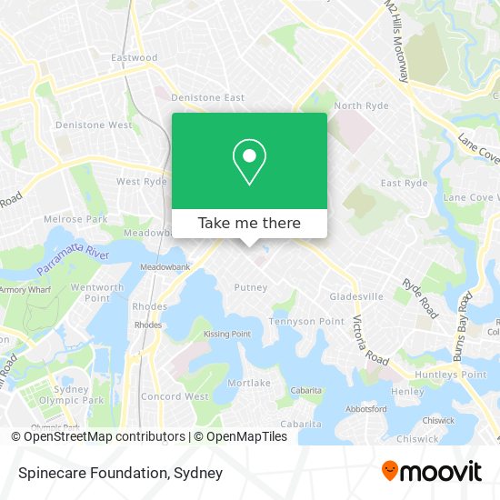 Spinecare Foundation map