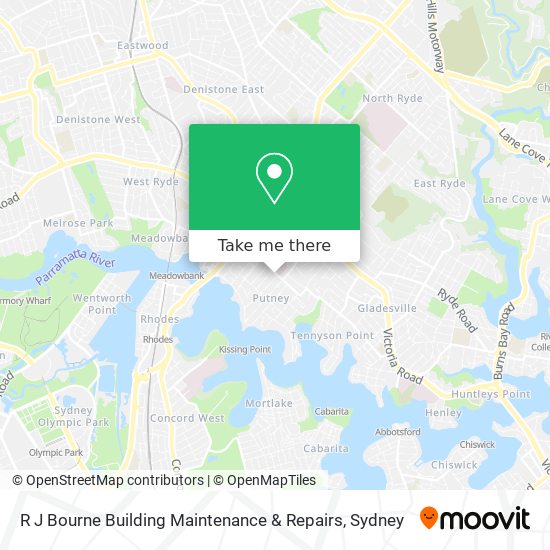 R J Bourne Building Maintenance & Repairs map