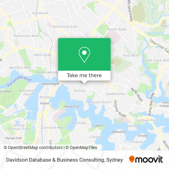 Davidson Database & Business Consulting map