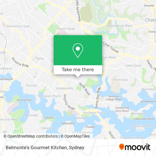 Belmonte's Gourmet Kitchen map