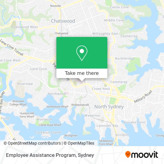 Employee Assistance Program map