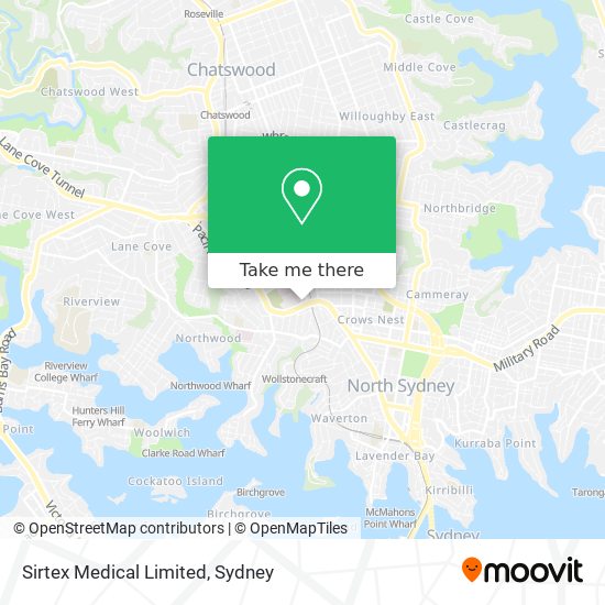 Sirtex Medical Limited map