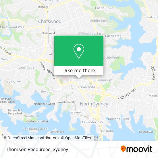 Mapa Thomson Resources