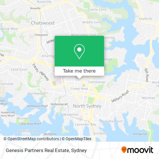 Genesis Partners Real Estate map