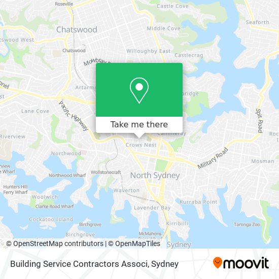 Building Service Contractors Associ map