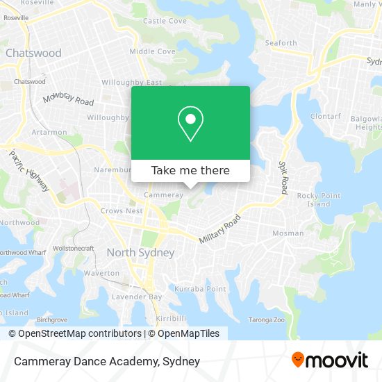 Cammeray Dance Academy map