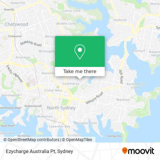 Ezycharge Australia Pt map