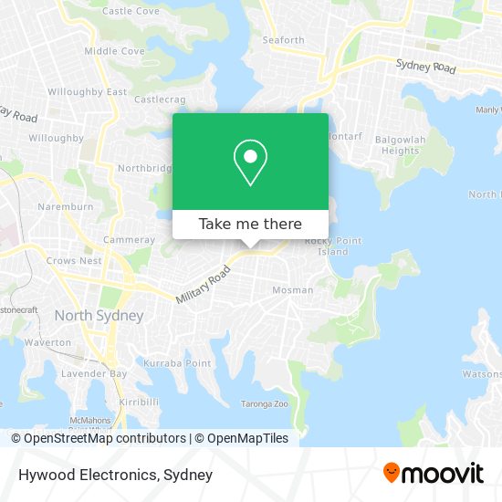 Mapa Hywood Electronics