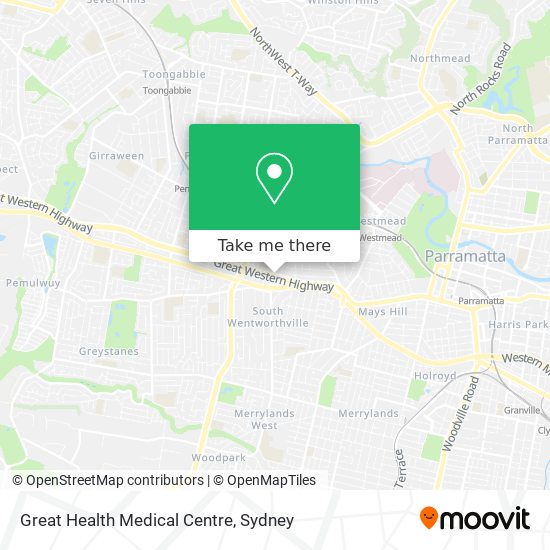 Great Health Medical Centre map