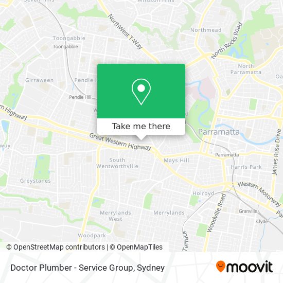 Doctor Plumber - Service Group map