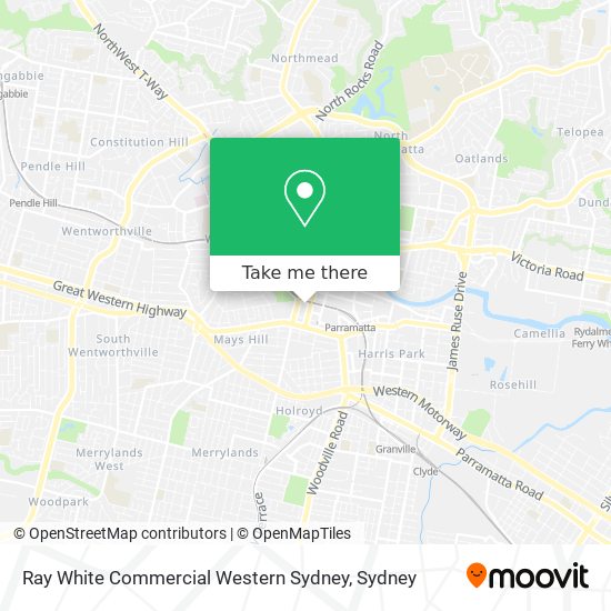 Ray White Commercial Western Sydney map