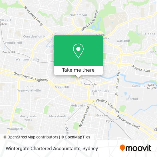 Wintergate Chartered Accountants map