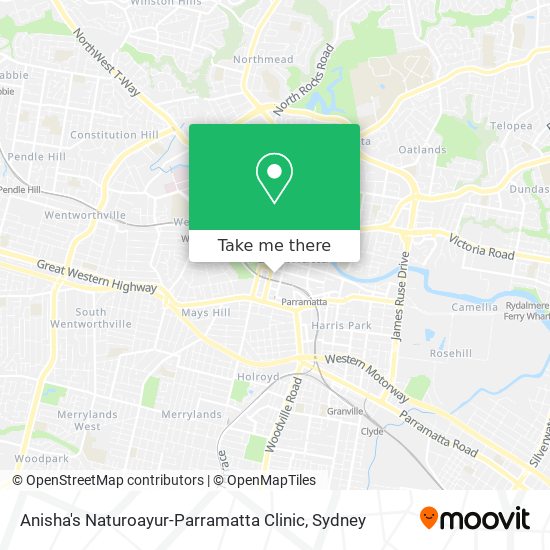 Anisha's Naturoayur-Parramatta Clinic map