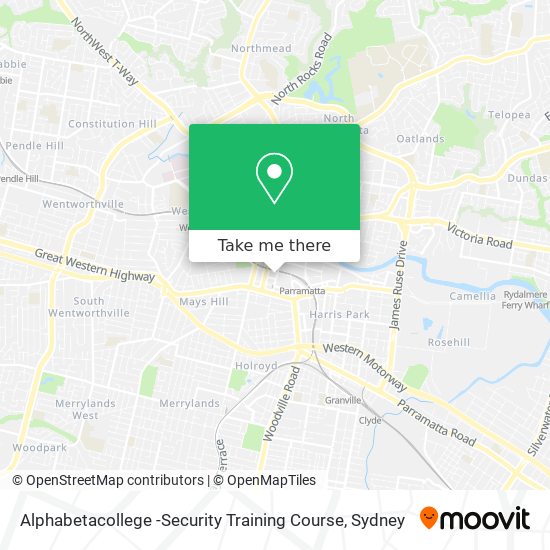 Alphabetacollege -Security Training Course map