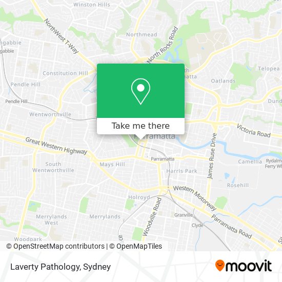 Laverty Pathology map
