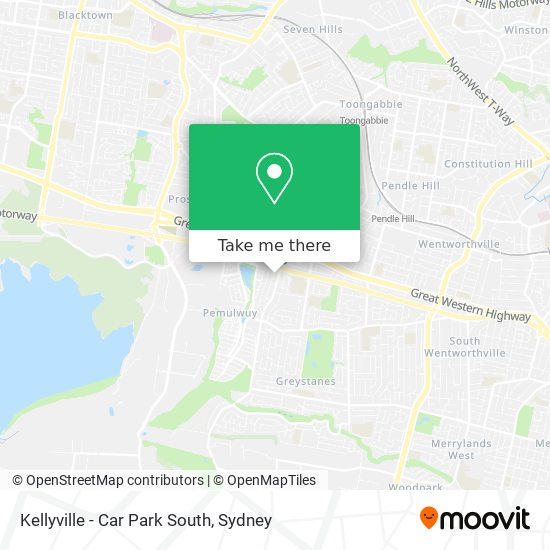 Kellyville - Car Park South map