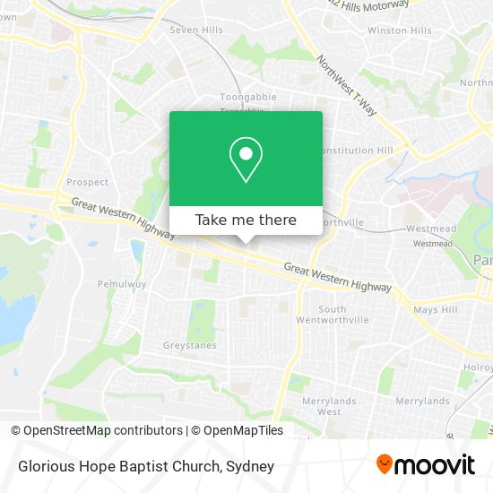 Mapa Glorious Hope Baptist Church