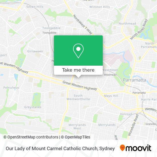 Our Lady of Mount Carmel Catholic Church map